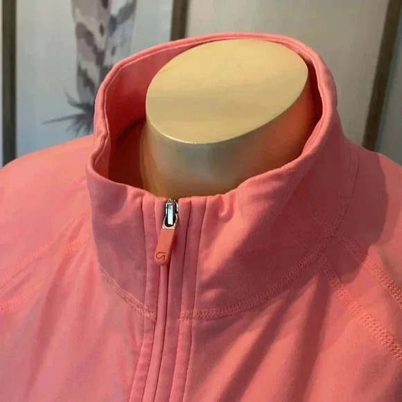 Gap Fit Full Zip Jacket in Neon Peach M - Picture 2 of 8